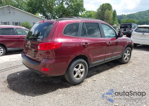 2008 Hyundai Santa Fe Gls z USA, uszkodzony, nr VIN 5NMSG73D08H162654